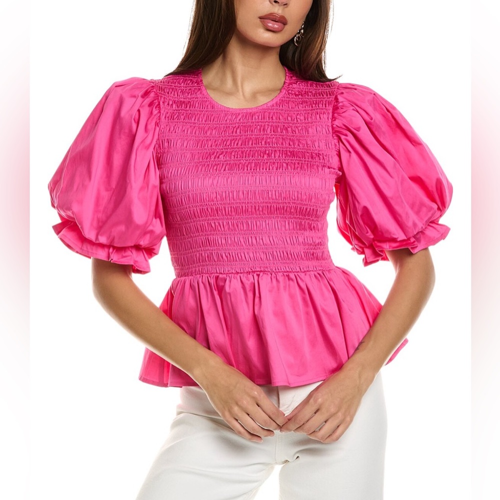 NWT - CROSBY by Mollie Burch - Sloan Top - Oh So Hot Pink